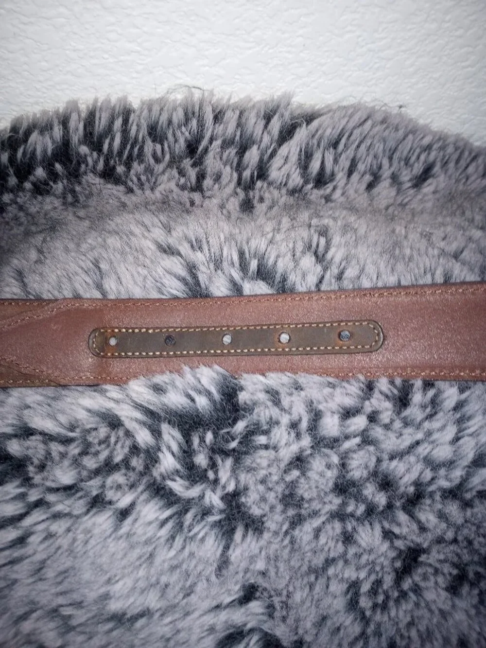 NWT Nocona Men's Western Brown Leather Braided Lace Center Belt Size 36